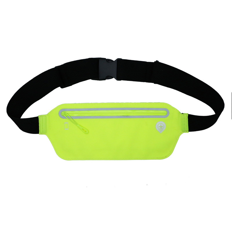 Unisex Sport Waist Bag Pack με Headphone Jack και Zipper